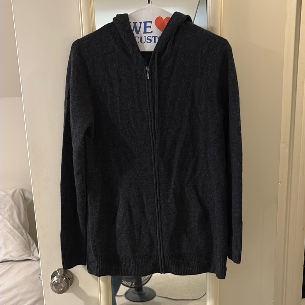 Market & Spruce Black Cardigan with Long Sleeves